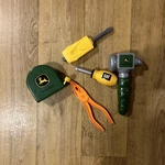 Mixed Lot Of Kids Play & Pretend Hand Tools John Deere Caterpillar Etc 5 Pieces. Fixed Price $15.00.