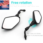 Pair 7/8" 22MM Handlebar Side Mirror Motorcycle 10MM Black. Fixed Price $20.46.