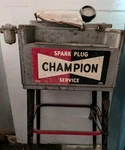 Vintage Champion Spark Plug Tester Cleaner Service Oil Gas Station Made Usa. Fixed Price $275.00.