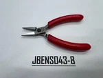 Snap-on Tools New Red Soft Grip 5" Flat Nose Precision Pliers P93050A. Fixed Price $94.95.
