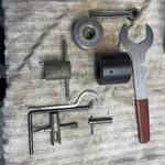 Kent Moore J-34174-1, J-34174-2, J-34174-3, & J-22342-15 Tool Set. Fixed Price $44.00.