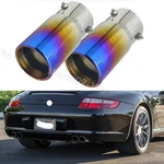 Blue Exhaust Muffler Tip Throat Tailpipe For Porsche 911 Carrera Coupe. Fixed Price $56.99.