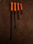 Snap On Tools New SPBS704AO Orange 12, 18, 24" Striking Prybar Set. Fixed Price $259.99.