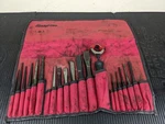 #BF060 Snap-on Tools Tapered / Pin Punch And Chisel Set PPC210BK. Fixed Price $289.95.
