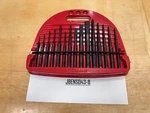 Snap-on Tools New Red 15PC Punch And Chisel Set W/ Magnetic Tray PPC715MAGR. Fixed Price $449.95.