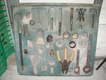 Original Vintage Triumph Board Section BLT.2061 With Tools. Fixed Price $500.00.