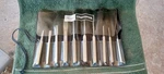 Vintage Craftsman #43032 Punch And Chisel 10PC. Set Rollup Pouch Nice! K!!. Fixed Price $59.95.