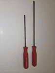 Mac Tools PG4A PG6A Mini Pocket Red Hard Handle Screwdriver Set 4" 6" Blade. Fixed Price $25.00.