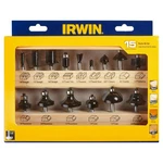 Irwin 15 Pc Router Bit Set W/ Wooden Storage Case 1901048 New Sealed. Fixed Price $41.95.