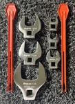 Snap-on 6PC 7/16 1/2 9/16 15/16 1/16 1.5 Sae Crows Foot Fc+sc *new. Fixed Price $150.00.