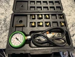 Snap-on MT37A Oil Pressure Gauge Set With Adapters & Case 0-100 Psi. Fixed Price $89.99.