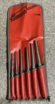 Snap-on 6PC Tapered Punch Set PPCS60BK 1/8 To 5/16 W/ Pouch. Fixed Price $99.00.