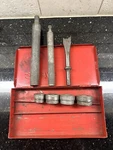 Snap-on Tools Small Bushing Driver Set A-157-1 A-157-2 Incomplete. Fixed Price $58.50.