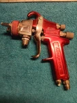 Snap-on BF590 Sharpe Desinged Paint Spray Gun Usa With Air Pressure Guage. Fixed Price $75.00.