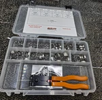 Sur&r HC102 Positive Seal Hose Clamp Assembly With Plier Tool. Fixed Price $89.99.