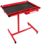 Sunex 8019 Heavy Duty Adjustable Red Work With Drawer. Fixed Price $176.25.
