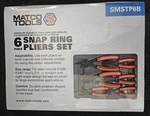 Matco Tools Snap Ring Pliers Set SMSTP6B W/ Hard Case Black/red. Fixed Price $200.00.
