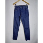 Levi's 606 Made In Usa Jeans Blue Solid Denim Classic Size W26 L32. Fixed Price $129.00.