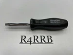 Snap-on Tools Usa New Black Hard Handle 1/4" Standard Shank Driver TM4CSA. Fixed Price $59.95.