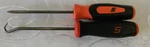 Snap-on 2PC Soft Grip Miniature Pick Set Awl Tip #SG3ASH90B, Hook #SG3ASHA. Fixed Price $28.00.