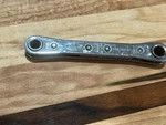 Vintage Langline Ratcheting Box Wrench 1/4 & 5/16 Usa Pat No. 2,500,835. Fixed Price $22.50.