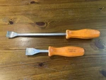 Snap-on Carbon Scraper Set, Orange Handles (2 Pc) CSA8B & CSA12B. Fixed Price $86.43.