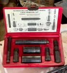 Never Used! Blue Point YA1005A Deluxe Hubcap And Wheel Lock Removal Kit. Fixed Price $42.00.