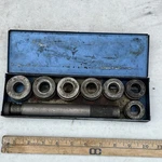 Blue Point Drive A-158 Bushing Remover And Inserter Set Snap-on Tools 7 Sizes. Fixed Price $50.00.