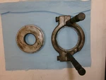 Genuine Ford Fomoco T63P-7025-A1 & A2 Vintage Rotunda Transmission Adapters. Fixed Price $39.99.