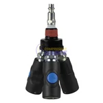 Prevost 3 Way Air Hose Splitter Manifold Block Kit 1/4" Npt W/ Couplers. Fixed Price $99.95.
