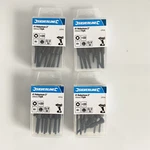 Lot Of 4 Packs - Silverline #1 Robertson 2" (50MM) 15 Impact Driver Set New. Fixed Price $14.52.