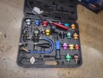 Welzh Werkzeug 27 Piece Radiator Pressure And Cooling System Tester Tool Kit. Fixed Price $349.99.