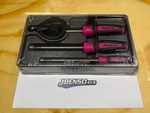 Snap-on New Electric Pink 3PC Soft Grip Magnetic Pickup Set PTM30EP. Fixed Price $374.95.