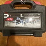 Powerbuilt 648645 Heavy Duty 13-PIECE Steering Wheel Puller Set, Used Like New. Fixed Price $36.99.