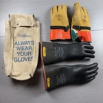 Salisbury/north Size 9 1/2 D120 Class Type 17000V Lineman Gloves With Bag. Fixed Price $98.49.