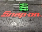 Matco Tools Green Mini Screwdriver Handle Pic & Hook Set Nice Condition. Fixed Price $49.00.