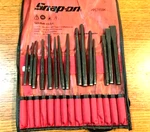 New Snap-on PPC715BK 15-PIECE Punch And Chisel Set In Bag Sealed. Fixed Price $249.99.