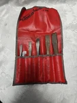 Snap On Tools Piece Flat Chisel Set W/ C-50B Kit Bag. Used. Fixed Price $98.00.