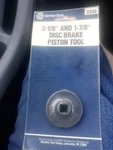 KD3355 2-1/8" And 1-7/8" Disc Brake Piston Tool. Fixed Price $16.99.