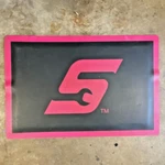 Snap-on Floor Mat Anti-fatigue Cushioned Garage Shop Large 54 X 36 Magenta. Fixed Price $177.00.
