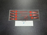 Snap-on Tools New 7-PIECE Red Soft Grip Heavy-duty Pick Foam SGLAS01FSETFR. Fixed Price $299.95.