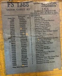 2 X Head Gasket Set FS1388 Victor For Ihc International B3-B4-C35-K6-KS6-K7-KS7. Fixed Price $162.00.