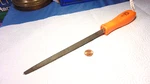 Vintage Matco Tools Orange Hard Handle 3 Sided 8" File STF80H Usa- Used. Fixed Price $10.95.