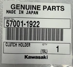 Kawasaki 57001-1922 Genuine Essential Tools Clutch Holder. Fixed Price $188.00.
