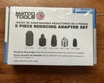 Matco Tools 5PC Mix Drive Adapter & Reducer Socket Set SRA5TCA Reducing. Fixed Price $65.00.