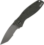 Kershaw Tactical Blur Linerlock A/o Black Folding Tanto Blade Knife 1670TBST. Fixed Price $108.95.