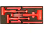 Snap On HBFE302FR Piece Red Soft Grip Dead Blow Hammer Set With Foam Tray Nice. Fixed Price $334.95.