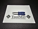 Snap-on Tools New 2PC Power Blue 5" Straight & Bent Pocket Prybars PBMB5 PBMS5. Fixed Price $99.95.