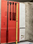 Craftsman 4PC Gasket Carbon Scraper +pry Bar Set Red 43287, 43292, 43289, 43277. Fixed Price $109.99.