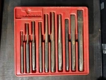 Vintage Snap-on Tools 10 Piece Punches And Chisels Set PAK430470 Usa Made. Fixed Price $125.00.